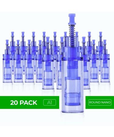 Dr. Pen Ultima A1 Replacement Cartridges (20 Pack) - Round Nano 0.25mm Bayonet Slot - Disposable Parts - Buy Online on SooperMarket.com