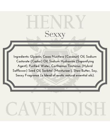 Henry Cavendish Sexxy (Fresh Cedar Blend) Shave Soap - Premium Natural Shaving Puck for Men & Women | Shea Butter & Coconut Oil for Rich Lather | Moisturizing & Comfortable Shave - Buy Online on SooperMarket.com