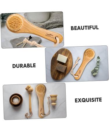Housoutil Horse Hair Face Brush - Gentle Exfoliating Pore Cleaner & Facial Cleansing Brush for Dead Skin Removal - Buy Online on SooperMarket.com
