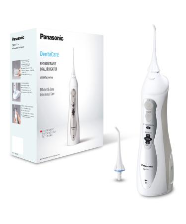 Panasonic EW1411 Rechargeable Dental Oral Irrigator Water Flossers for Teeth Cordless with 4 Water Jet Modes UK 2 Pin Plug