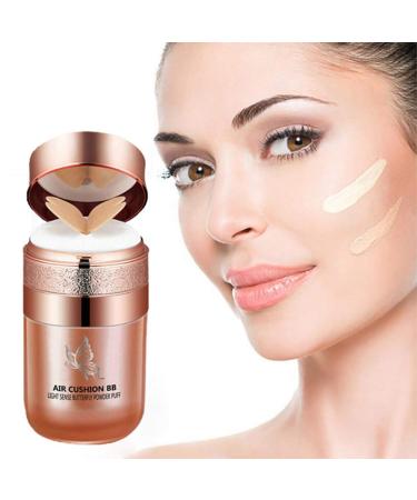 Butterfly Cushion BB Cream Air Cushion Cream Moisturizing Concealer Makeup Base Primer BB Liquid Easy To Use (Assorted Color)