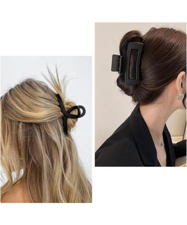 4 Pcs Matte Hair Clips Strong Hold Hair Clips Large Non Slip Hair Clips Hair Claw Clips For Women & Girl (Crossed) - Buy Online on SooperMarket.com