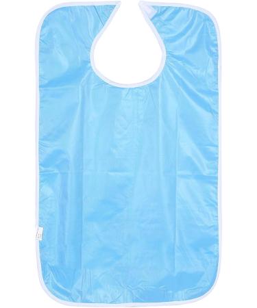 Adult Bib 3Colors Adult Waterproof Mealtime Bib Double Layer Elder Dinning Clothes Protector Ideal for Inconvenience People(Blue) - Buy Online on SooperMarket.com