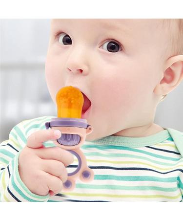 Baok Baby Fruit Schnuller Feeder | Food-Grade Silicone Baby Fruit Dispenser & Massage Toy for Toddlers - Buy Online on SooperMarket.com