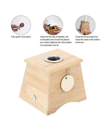 Moxibustion Box - Bamboo Moxibustion Burner & Moxa Roller Stick Holder | International Shipping - Buy Online on SooperMarket.com