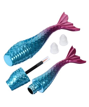 MUSISALY 2pcs Eyeliner Packaging Eyeliner Gel Bottle Eyeliner Tubes with Wands Empty Balm Tubes Polyester As Shown 1 10.5X3.5X2CM