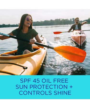 Coppertone Oil Free Face Sunscreen SPF 45 Lotion | Shine Control | 2.5 fl. oz - Buy Online on SooperMarket.com