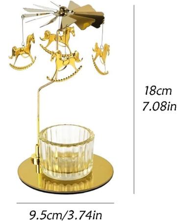 Creative Rotary Metal Candlestick for Aromatherapy | Festive Candle Holder for Home Decor | International Shipping Available - Buy Online on SooperMarket.com