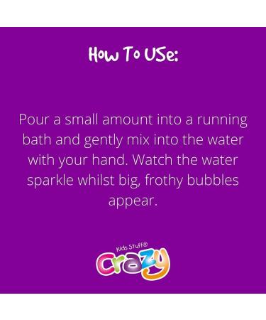 Kids Stuff Crazy Soap Magical Sparkling Bubble Bath - Dermatologically Tested, Vegan, Cruelty Free | 300ml - Buy Online on SooperMarket.com
