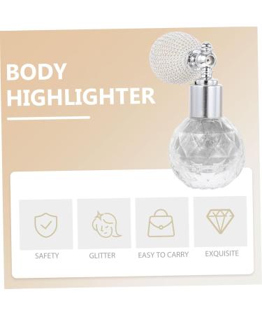 WOFASHPURET 1pc Body Air Bag Powder Spray Bottles Shimmer Sparkle Pressed Spray Loose Powder Sprayer Body Powder Silver medium - Buy Online on SooperMarket.com