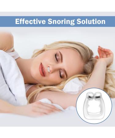 Silicone Magnetic Anti Snoring Nose Clip - Comfortable Stop Snoring Device for Quieter Restful Sleep - 6PCS - Buy Online on SooperMarket.com