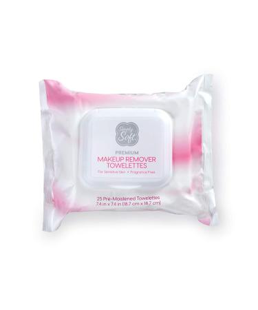 Simply Soft Makeup Remover Wipes - Fragrance-Free, Hypoallergenic, pH Balanced - 25 ct. (2 Packs) - Unscented Towelettes - Buy Online on SooperMarket.com