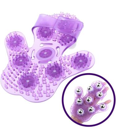 MagiDeal 4x Massage Gloves - Full Body Massager with 9 Rotating Balls for Ultimate Relaxation - Buy Online on SooperMarket.com