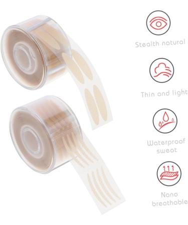 Amosfun 2400 Sheets Double Eyelid Sticker Lace Eyelid Tape Double Eyelid Tape Stickers Eye Lid Lifters Tape Breathable Eyelid Tape Eye Makeup Tape Adhesive Strip Natural Cosmetics - Buy Online on SooperMarket.com