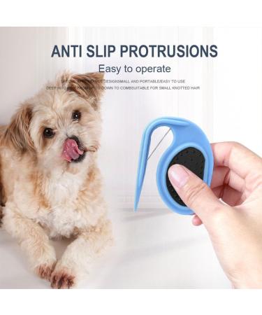 Pulunto Dog Comb for Pets - Knot Remover & Fur Care Brush for Puppies | Blue Premium Quality - Buy Online on SooperMarket.com