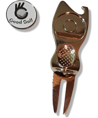 Martini Glass Style Golf Tees 3 1/4 inch - 20 Pack with Divot Repair Tool, Ball Marker, and Pouch - Buy Online on SooperMarket.com
