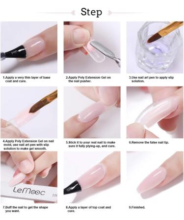 Vigcebit Gel-Poly Nail Fluid | Professional Slip Solution for Nail Extensions | Perfect for DIY Nail Art - Buy Online on SooperMarket.com