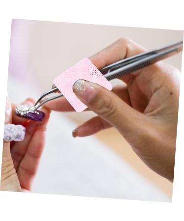 Mikinona 2 Boxes Nail Wipes Gel Nail Polish Cleaning Wipes Travel Wipes Travel Nail Polish Remover Gel Nail Remover Polish Remover Pads Glue Wipes Dip Polish Remover Nail Pads Cotton 4.80X4.80X0.10CM Pink - Buy Online on SooperMarket.com