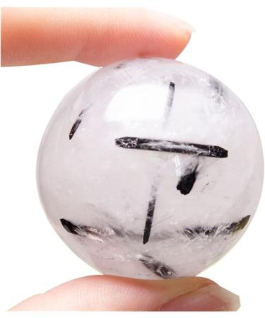 Natural Sphere 1PC Natural Gemstones Black Tourmaline Quartz Balls Spheres Crystal Ornaments for Sale 65mm-75mm for Decoration Gift Decoration feng Shui. - Buy Online on SooperMarket.com