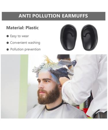 KALLORY 6pcs Hair Dye Ear Covers - Salon Professional Earmuffs in Black - Buy Online on SooperMarket.com