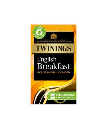 Twinings English Breakfast 50 Teabags (Pack of 4 Total 200 Teabags)