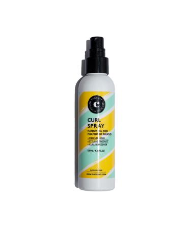 COCUNAT - Curl Spray - Curl Hold - Medium Hold without Weighing Down Curls - Flexible Curl - Curly Method - Silicone and Alcohol Free - Curly Girl Method - 125 ml