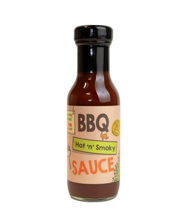 South Devon Chilli Farm | Hot n Smoky BBQ Sauce Homegrown Gluten Free Vegan Delicious Marinade Barbecue Dipping for Chilli Lovers 280g Single