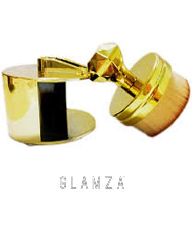 Glamza Gold Plated Round O Circle Powder Foundation Brush - Buy Online on SooperMarket.com