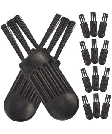 Gogogmee 100pcs Razor Trimmer Clipper Brush Mini Electric Razor Electric Beard Trimmer Razor Cleaner Black