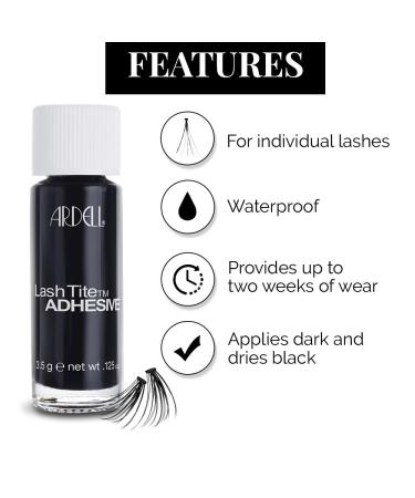 Ardell LashTite Adhesive Dark 2 Pack - Secures Individual Fake Lashes for Weeks - 0.125 Oz - Buy Online on SooperMarket.com