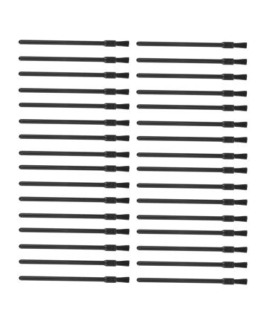 300 Pcs Mini Lipstick Brush Lip Liner Brush Exfoliating Lip Brush Lipstick Cosmetic Brush Lip Applicator Wands Makeup Lip Gloss Stick Plastic Travel Disposable 8.4x0.5cmx3pcs Blackx3pcs