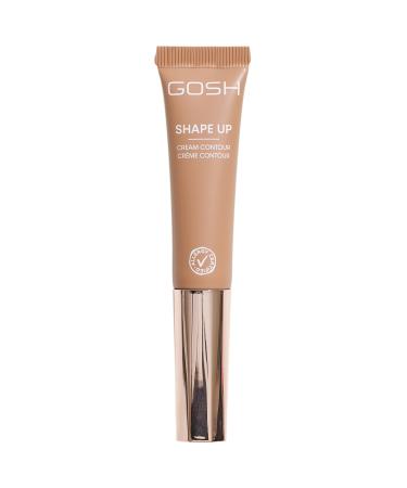 Gosh Cream Contour Shape Up I Contouring Stick For Defined Face Trains & Gentle Transitions I With built -in sponge for on the go I perfume -free allergy -certified & vegan I 001 Hell - Medium 001 Fair - Medium
