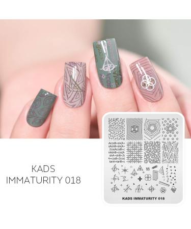 Alexnailart Nail Stamp Plates - Durable Metal Stencils for Stunning Nail Designs | International Shipping Available - Buy Online on SooperMarket.com