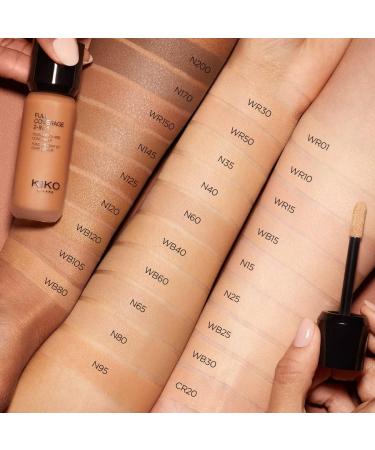 KIKO Milano Full Coverage 2-In-1 Foundation & Concealer 04 - Wr 30 | Warm Rose 30 - Superior Coverage - Buy Online on SooperMarket.com