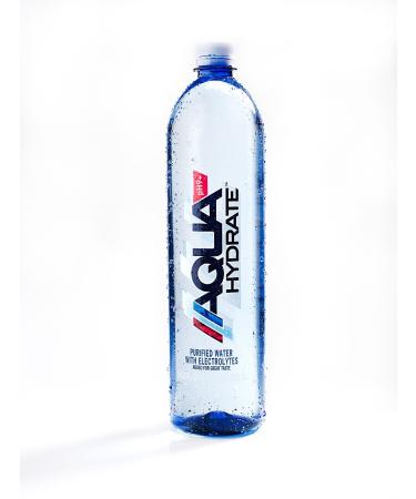 AQUAhydrate Electrolyte Enhanced Water pH9+ 33.8 fl oz - Pack of 12 - Buy Online on SooperMarket.com