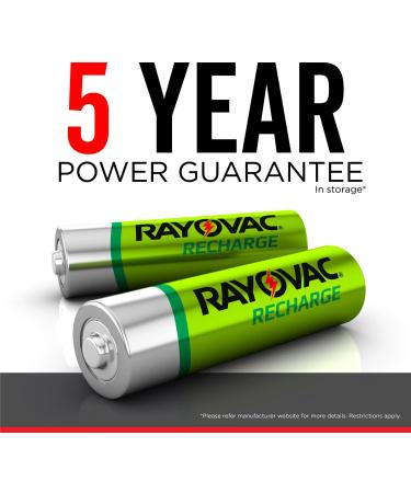 Rayovac AAA Rechargeable Batteries - 4 Count Pack of 2 | Long-lasting Power for All Devices - Buy Online on SooperMarket.com