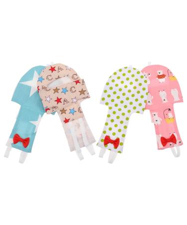 POPETPOP Parrot Clothes 4pcs Parrot Flight Suit Cute Cotton Small Animals Cockatiel Bird Diaper