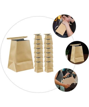 15pcs Kraft Paper Vomit Bags | Light Brown Mini Trash Bags for Travel - Buy Online on SooperMarket.com