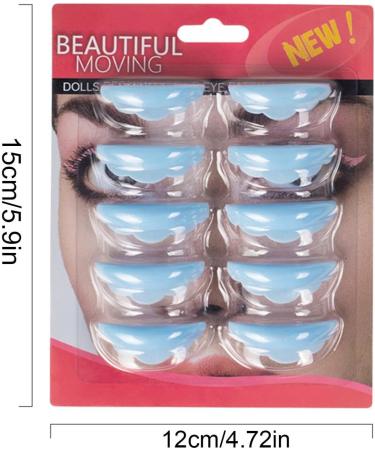 DASHIELL Silicone Eyelash Lift Pad 5 Pairs Lash Lifting Eye Pads - Reusable Silicone Eyelash Pad Lash Lift Supplies Lower Pads for Men Skin-Friendly - Buy Online on SooperMarket.com