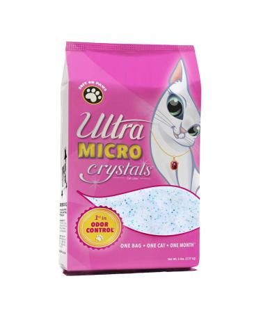 Ultra Pet Silica Gel Crystal Cat Litter- Soft-On-Paws, Superior Odor Control, Low Dust Micro Crystals