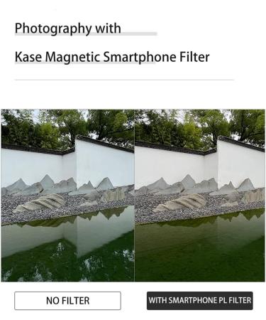 Kase CPL Filter 50mm Magnetic Square Polarizer for iPhone x/xr/xs/11/12/13/14 Pro Max and Android - Buy Online on SooperMarket.com