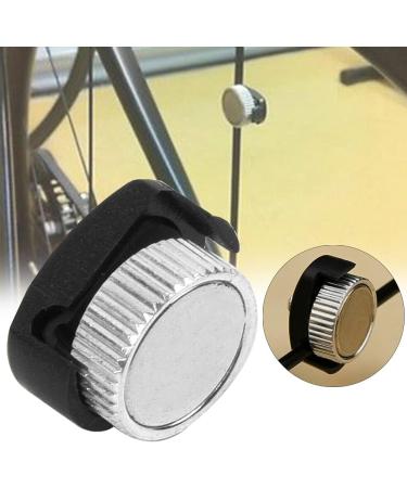 Universal Bike Odometer Magnet - Durable Spoke Wheel Magnet for Sports Speedometer - Cycling Computer Part - Bicycle Odometer Accessories (Black/Silver) - Buy Online on SooperMarket.com