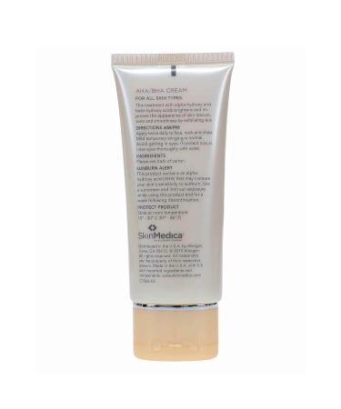 SkinMedica AHA/BHA Brightening Cream 2 Oz - Brighten and Exfoliate for Radiant Skin - Buy Online on SooperMarket.com