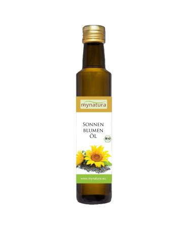 Mynatura organic sunflower kernel i cold -pressed i oil i vegan i bake i bake i from sunflower seeds i cooking oil i raw food i in the bottle (6x 500ml)