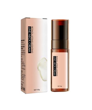 Retinol Neck Firming Cream Anti Wrinkle Neck Cream Tighten and Lift Neck Cream Black Neck Remover Vitamin E Hydrating Lifting and Smoothing Sagging Skin Night Cream for Women