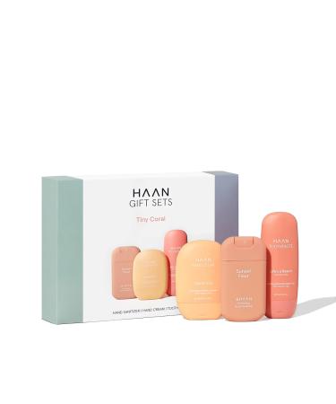 HAAN Tiny Coral Gift Pack - Hand Cleanser 30ml Hand Cream 50ml & Toothpaste 55ml - Refill Packs for Healthy Hygiene - Buy Online on SooperMarket.com