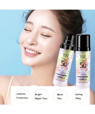 Skin Tone Correcting & Brightening Primer | Color Corrector Isolation Cream | Pore Cover & Oil Control | Moisturizing Primer in Pink, Green, Purple - Buy Online on SooperMarket.com