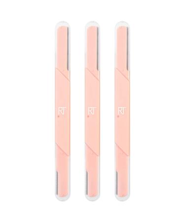 Real Techniques Dual Ended Face and Brow Razors - 3 Piece Set for Exfoliating, Dermaplaning, and Precision Trimming - Buy Online on SooperMarket.com