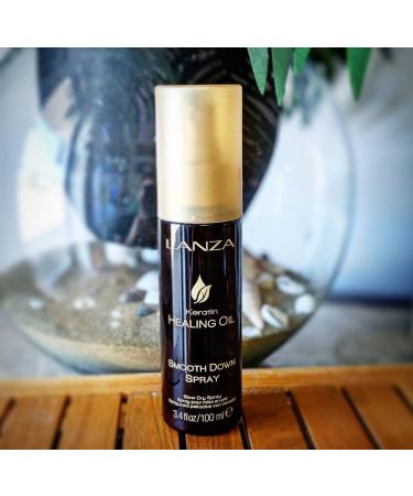 L'ANZA Keratin Healing Oil Smooth Down Spray 3.4 Fl Oz - Hydrating & Smoothing Hair Treatment - Buy Online on SooperMarket.com