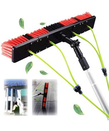 Photovoltaic Panel Cleaning 3-12M Water Fed Telescopic Brush Window Clean Extendable Cleaner Conservatory Roof Cleaning Tools Pole/3M Rod/50Cm Brush Head 55cm Brush Head 8M/27FT